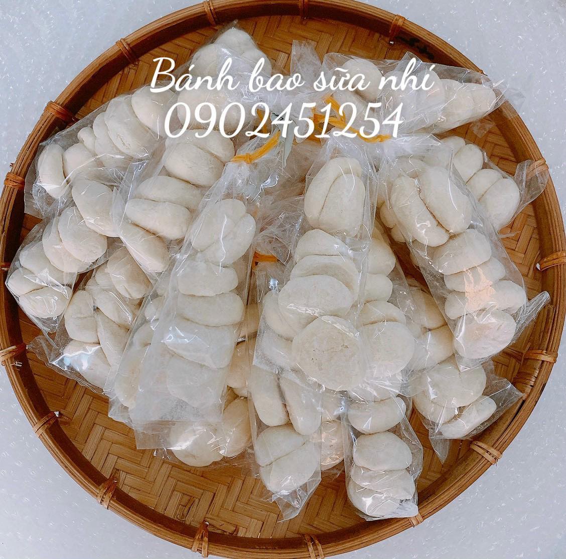 1 Xâu (10 Bịch) Bánh Bao Sữa Mini Tuổi Thơ Ngon Lắm - bịch 6 cái nhỏ