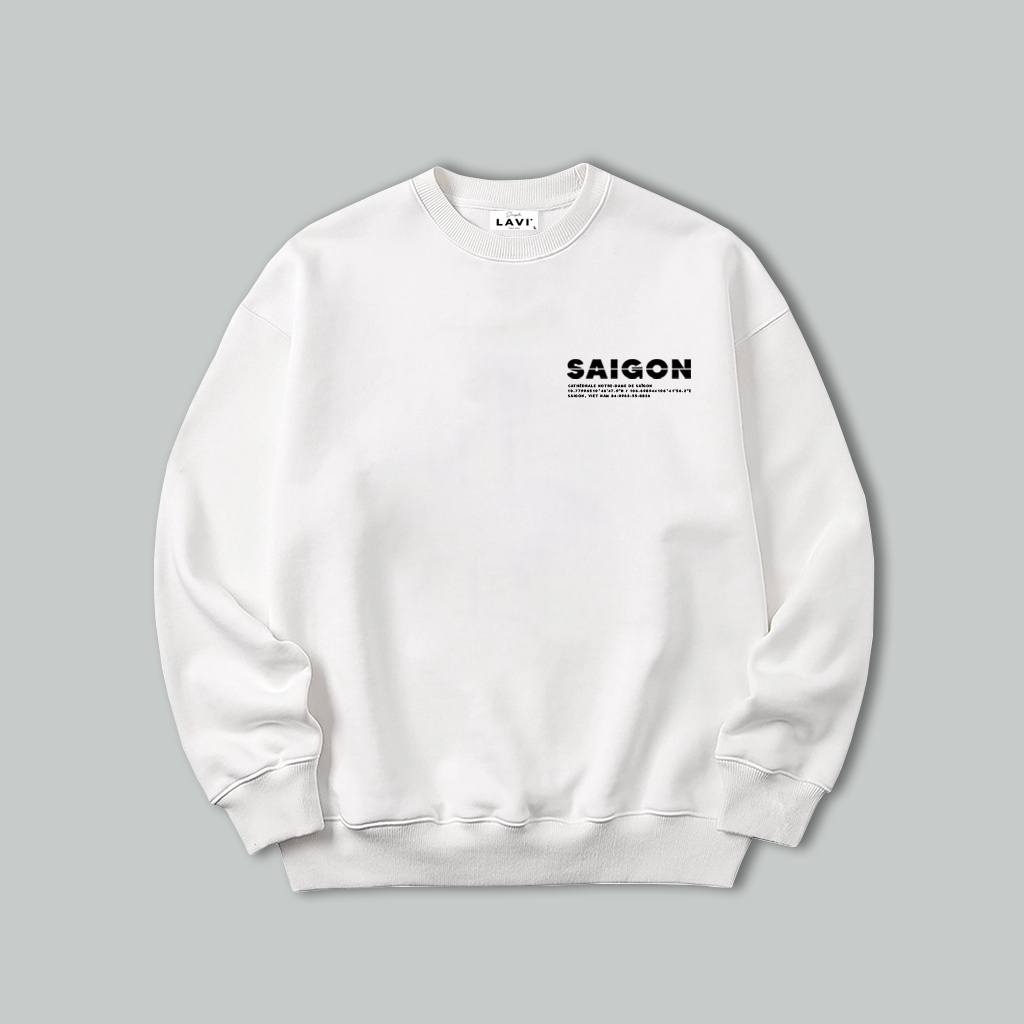 Áo sweater lavi - saigon nỉ chân cua
