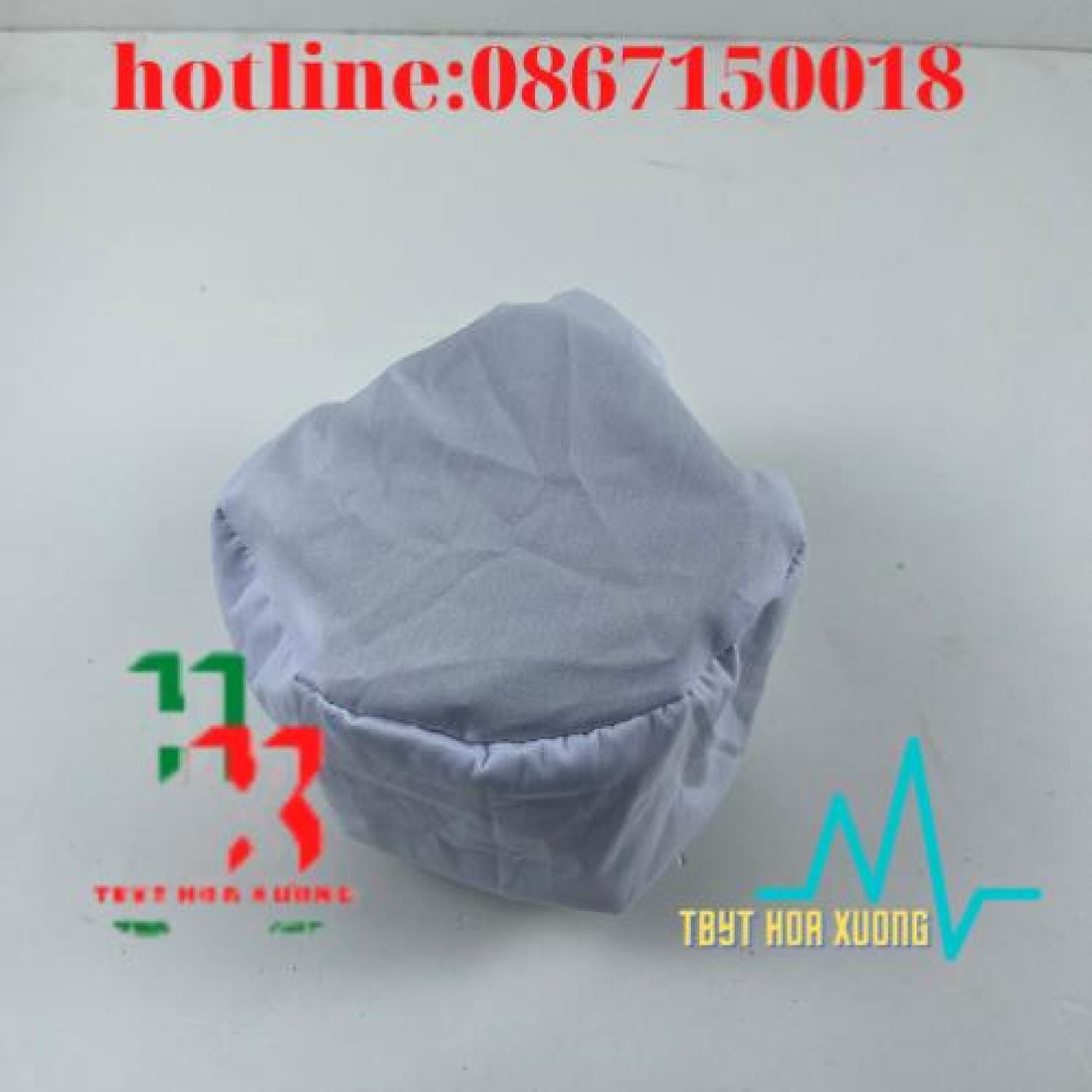 Mũ blouse trắng bác sĩ, y tá, dượᴄ sĩ (mũ vải blu)