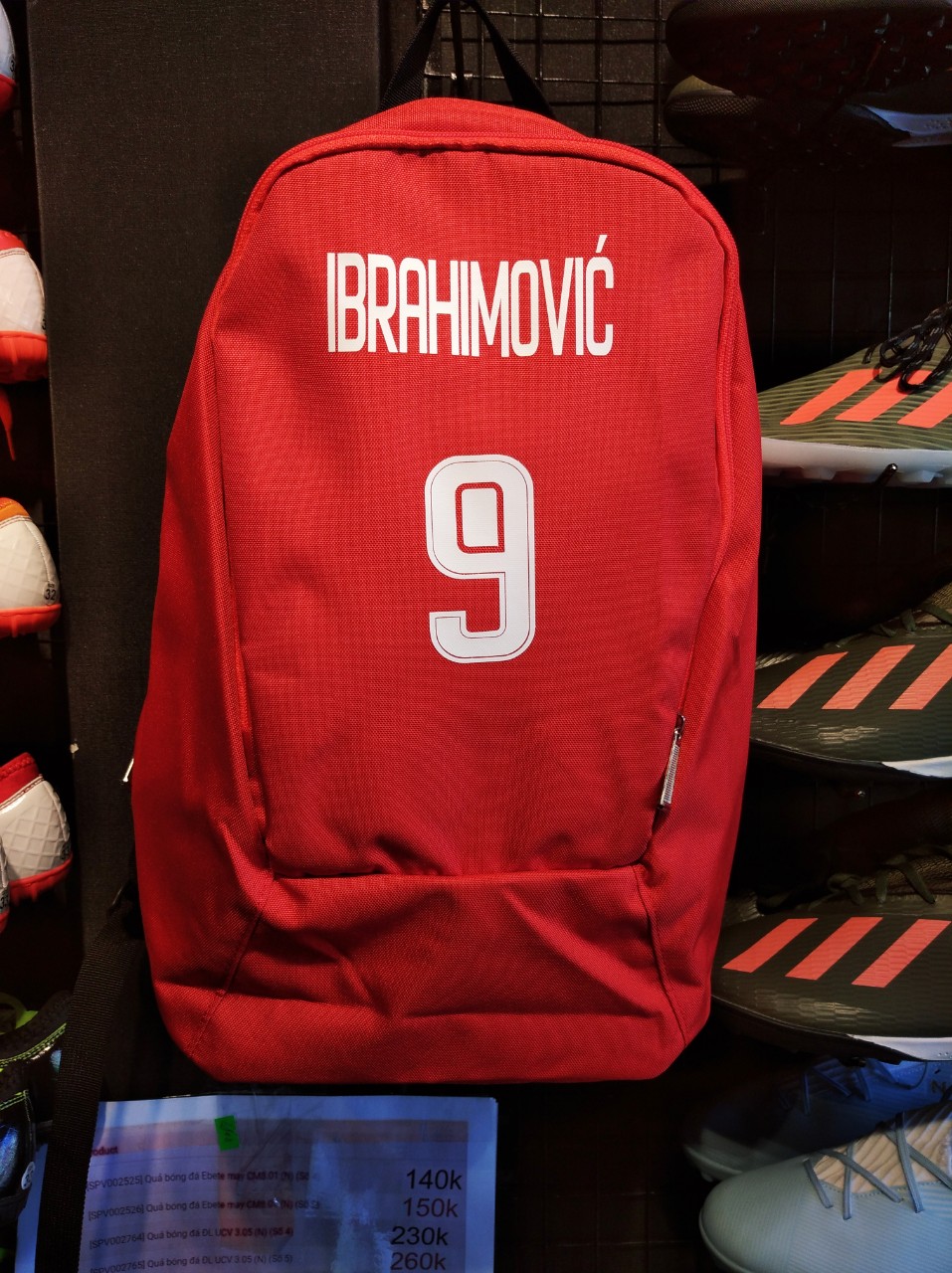 Balo Thể Thao IBRAHIMOVIC 9, Có Ngăn đựng giày