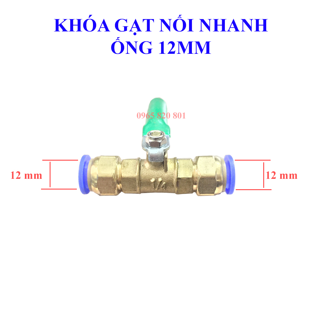 Khóa ống PU,PE 8mm ống phun sương