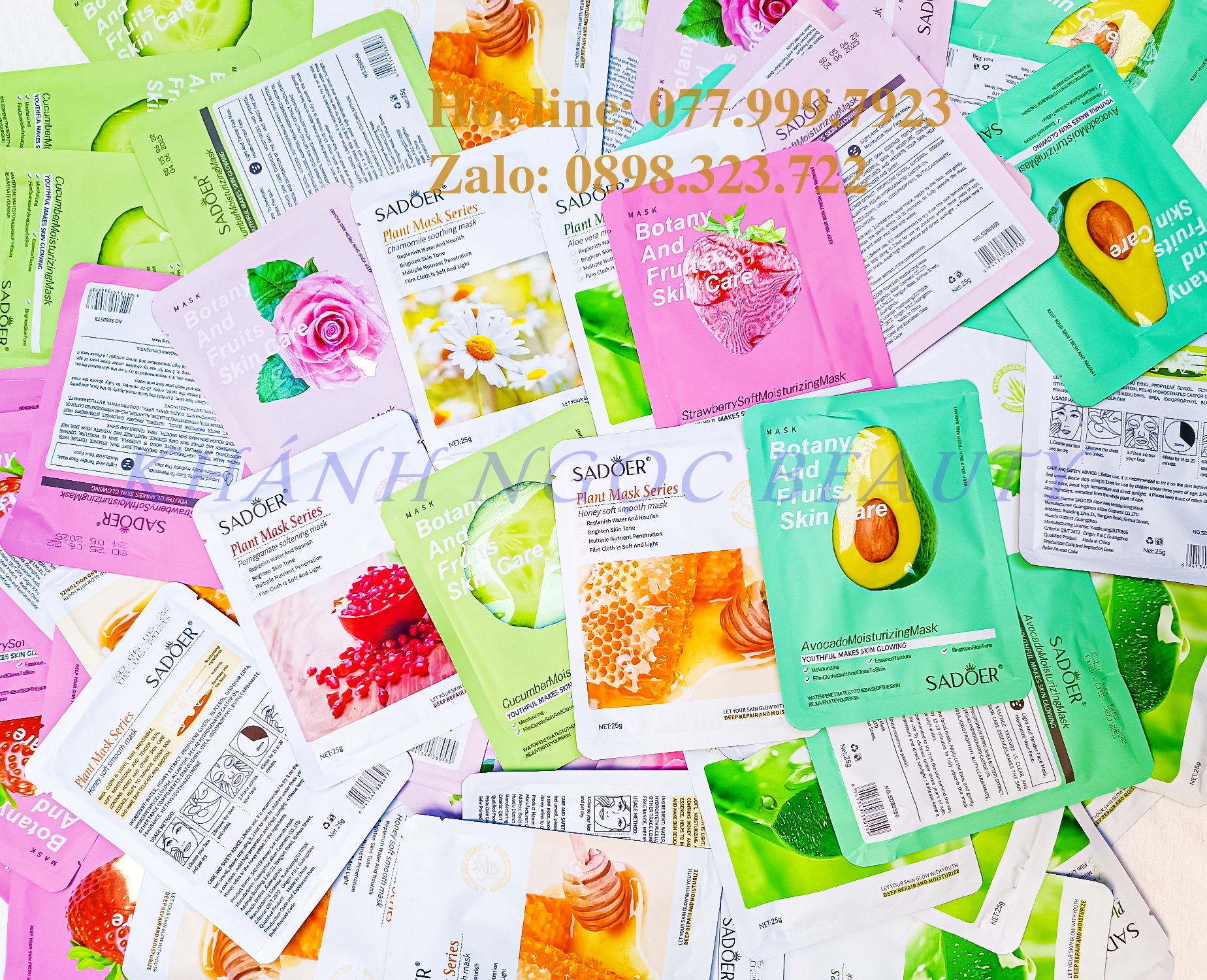 [HCM]Mặt nạ dưỡng da trắng mịn tinh chất trái cây