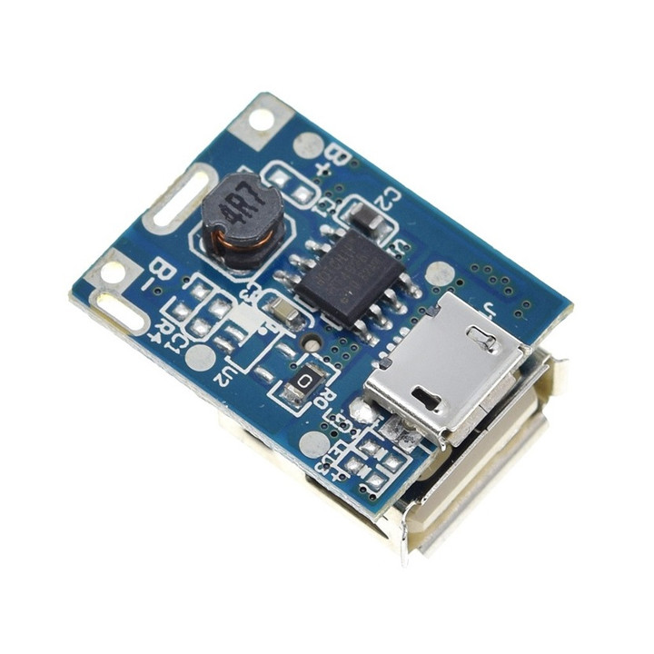 Mạch Sạc Pin Dự Phòng Mini - Dùng Cho Pin Lithium Lipo 3.7V, Đầu Ra USB 5V