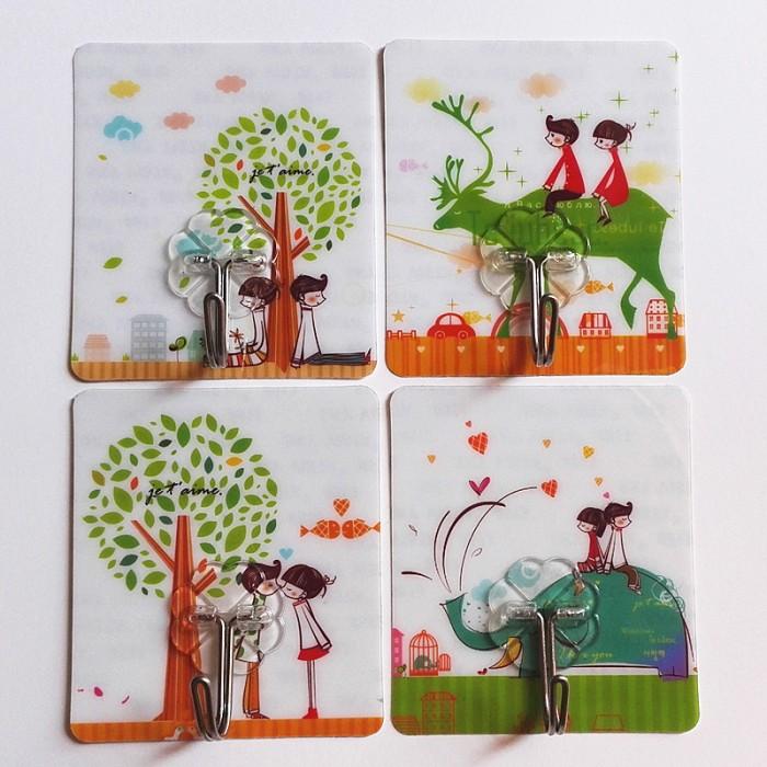 05 Móc Dán Tường Chịu Lực 3D Siêu Dính