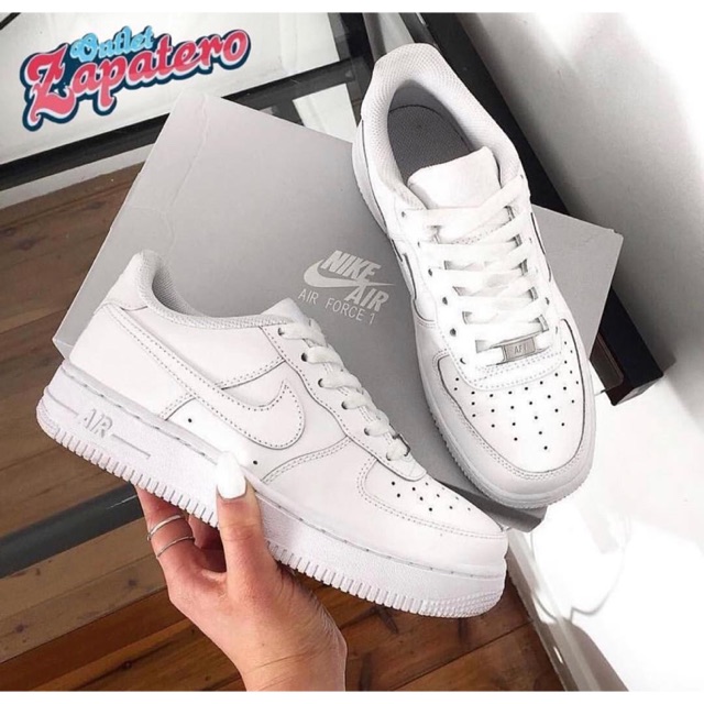 [Tặng Tất + Full Hộp] Giày Sneaker Nike AF1 AIR FORCE 1 Trắng Full