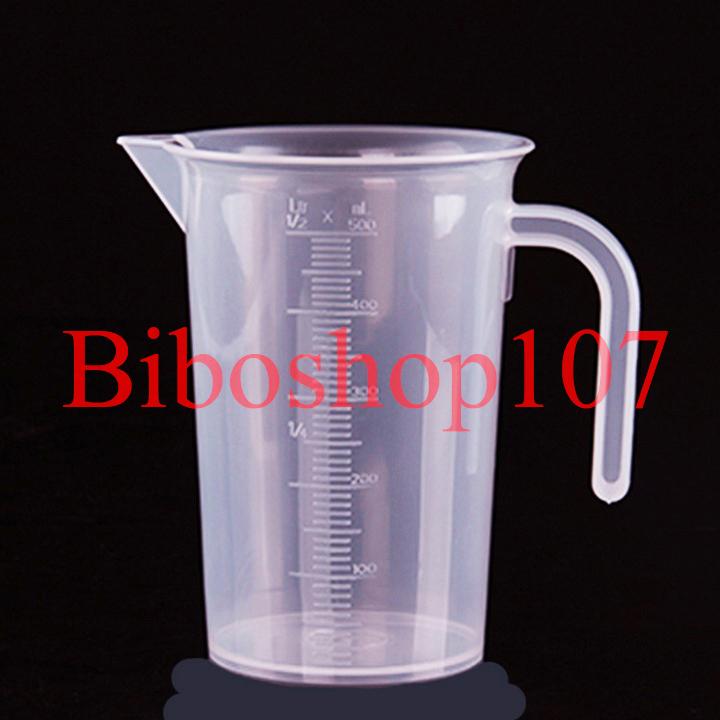 Ca đong nhựa chia định lượng 500ml (mẫu mới)