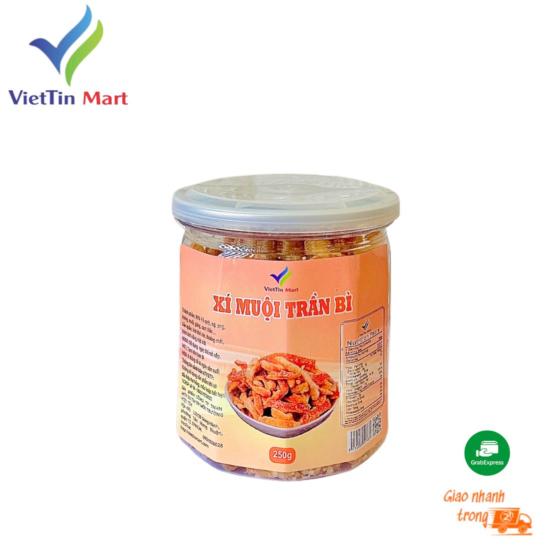 250gr xí muội trần bì sấy thơm ngon loại 1