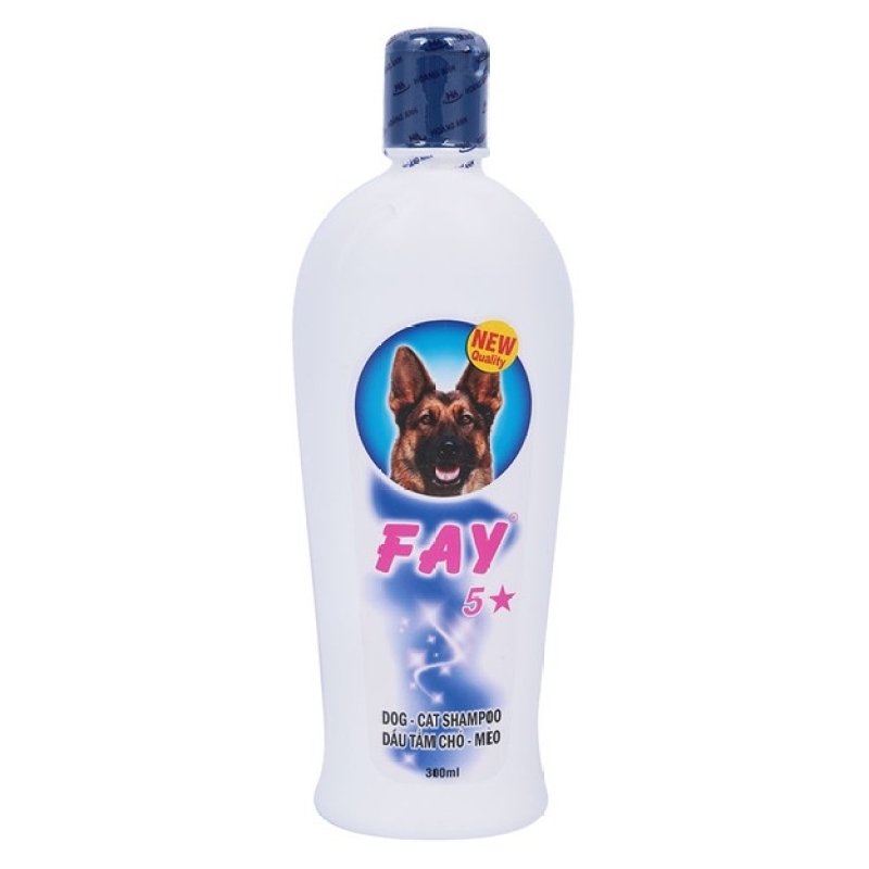 Sữa tắm cho chó mèo Fay 3 sao dog - cat shapoo 300ml - Chăm sóc thú cưng
