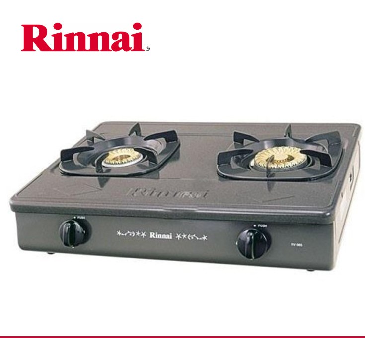 Bếp gas rinnai rv-365g, chén đồng có đầu hâm - hàng chính hãng 100%