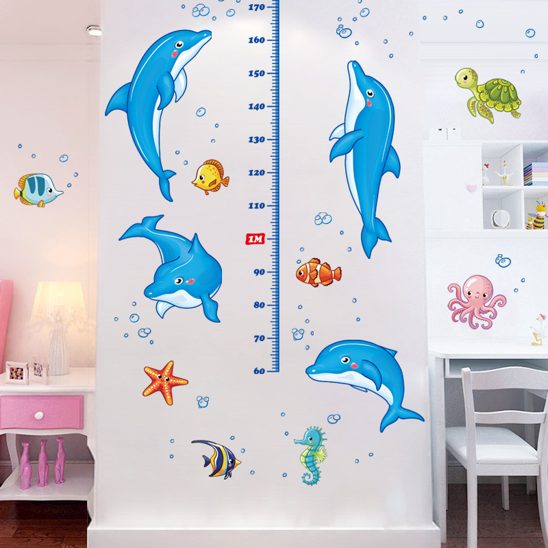 Decal dán tường đo chiều cao 02