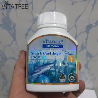 [HCM]Xả Kho Viên Uống Tái Tạo Sụn Khớp Vi Cá Mập Vitatree Shark Cartilage 1000mg - 100 Viên - date 06-2022 thumbnail