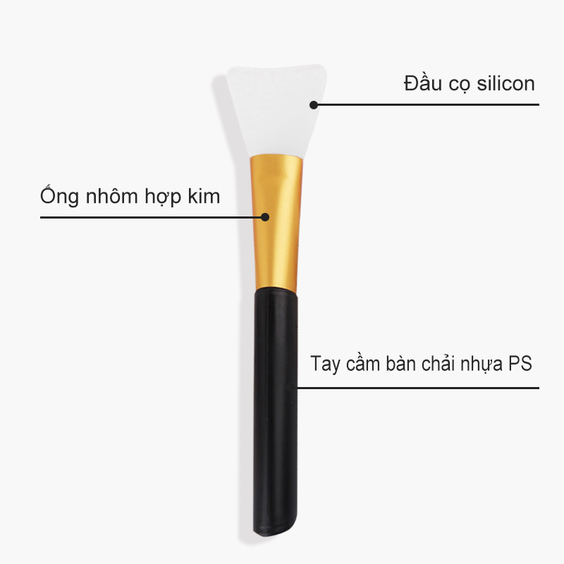 Bàn chải mặt nạ silicon thanh dài,Bàn chải chăm sóc da