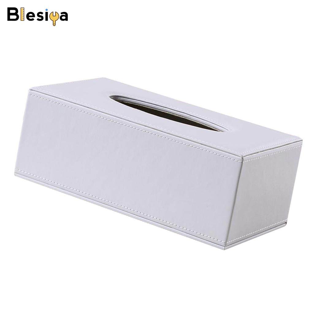 Blesiya Hộp Đựng Khăn Giấy Để Bàn, Hộp Văn Phòng Màu Trắng, Hộp Đựng Khăn Ăn Hộp Đựng Giấy Vệ Sinh