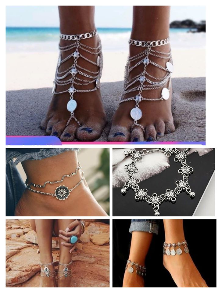 Lắc Chân Phong Cách Boho ( Có Sẵn )