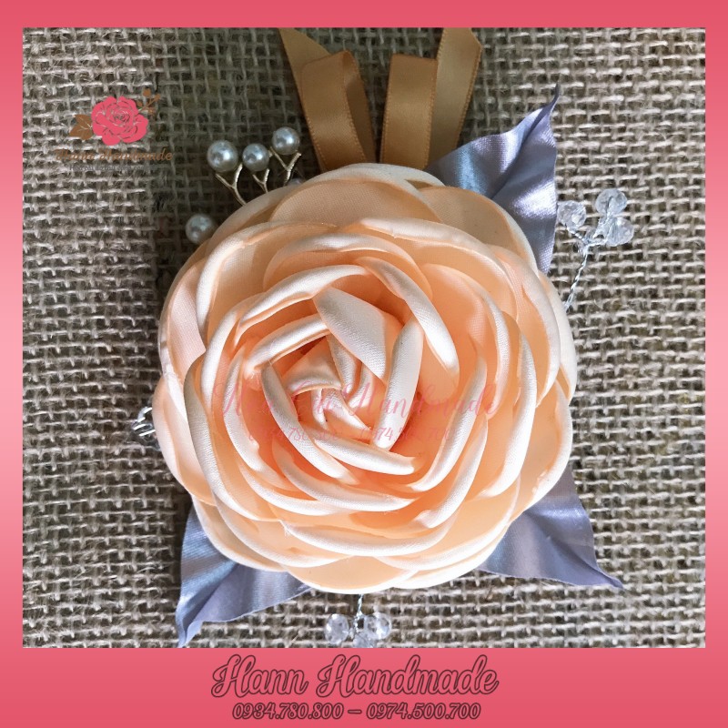 Hoa cài áo handmade cài Váy Đầm Cao Cấp [HANN HANDMADE - Hoa cài áo, phụ kiện thời trang sỉ]