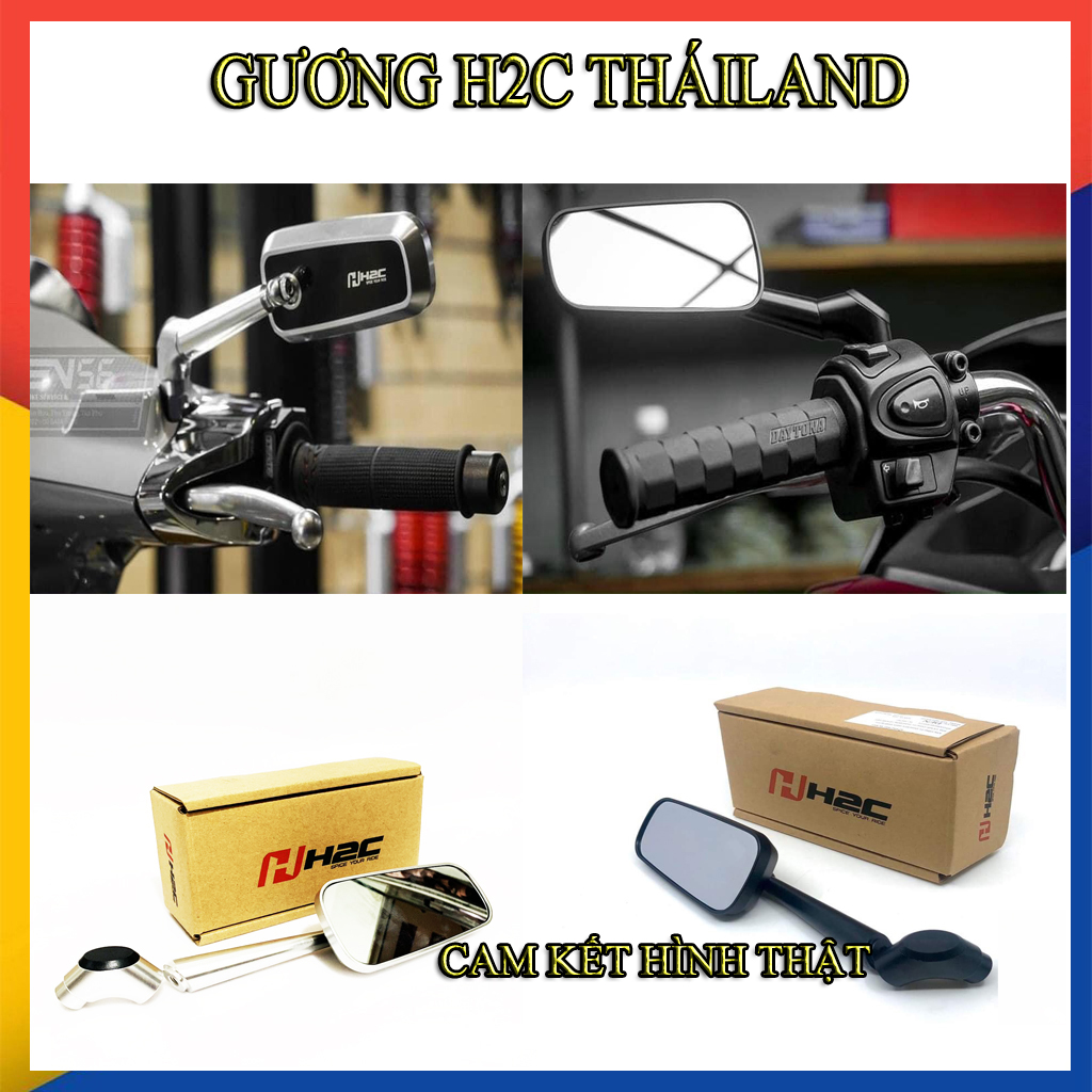 GƯƠNG CHIẾU HẬU H2C THÁI LAN –GIÁ 1 CHIẾC ( HÌNH THẬT)