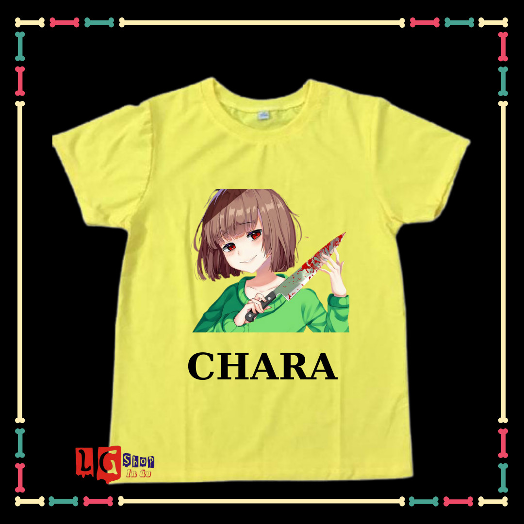 Áo Chara dễ thương tay ngắn vải co giãn 4 chiều cho bé gái