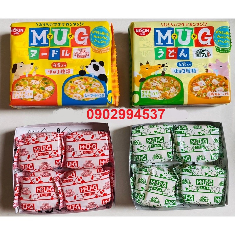 Mì Mug Nissin Nhật Bản ăn dặm cho bé 1m+