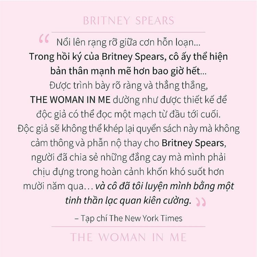 Sách - Britney Spears - Người Đàn Bà Trong Tôi - FN