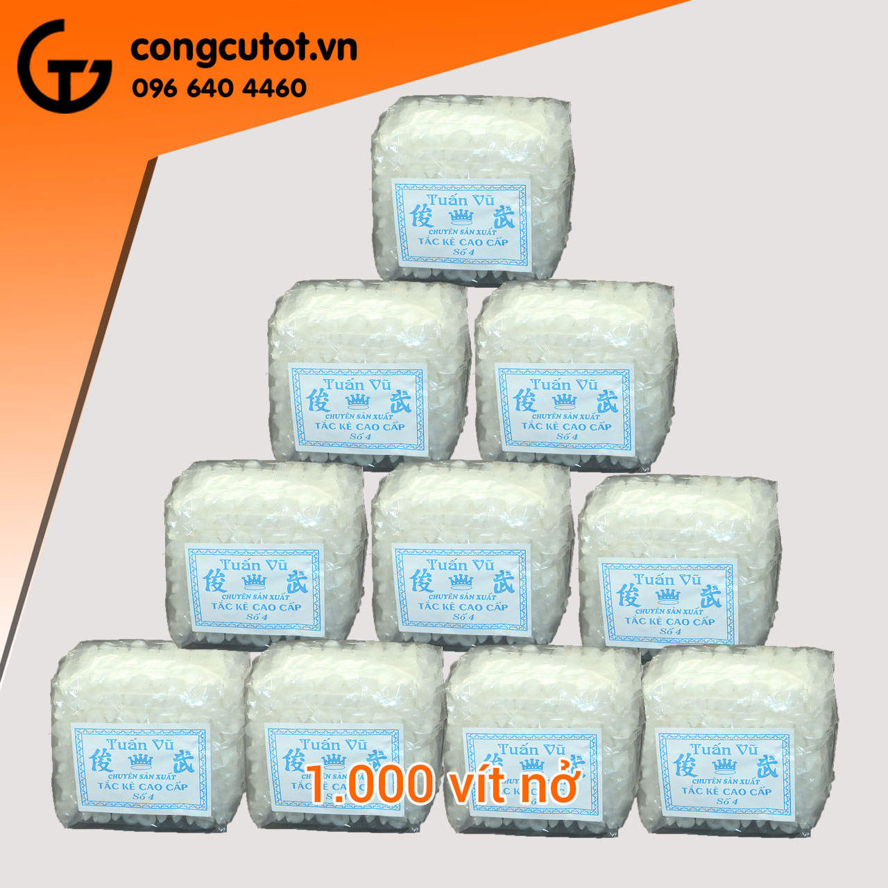 Gói 1000 nở nhựa Tuấn Vũ