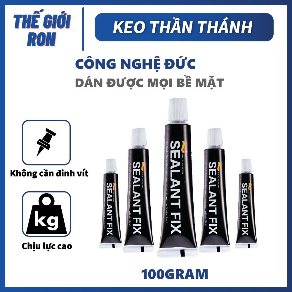 [HCM]100g Keo Dán Sealant Fix Siêu Dính Chắc Chắn (Dạng Tuýp)