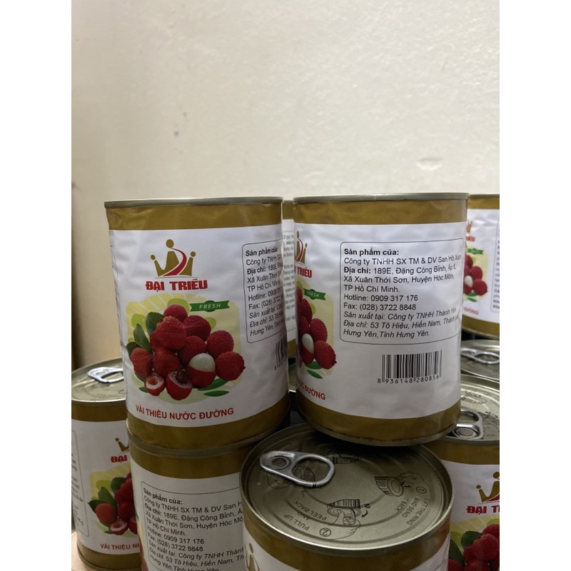 Vải thiều ngâm nước đường 565g