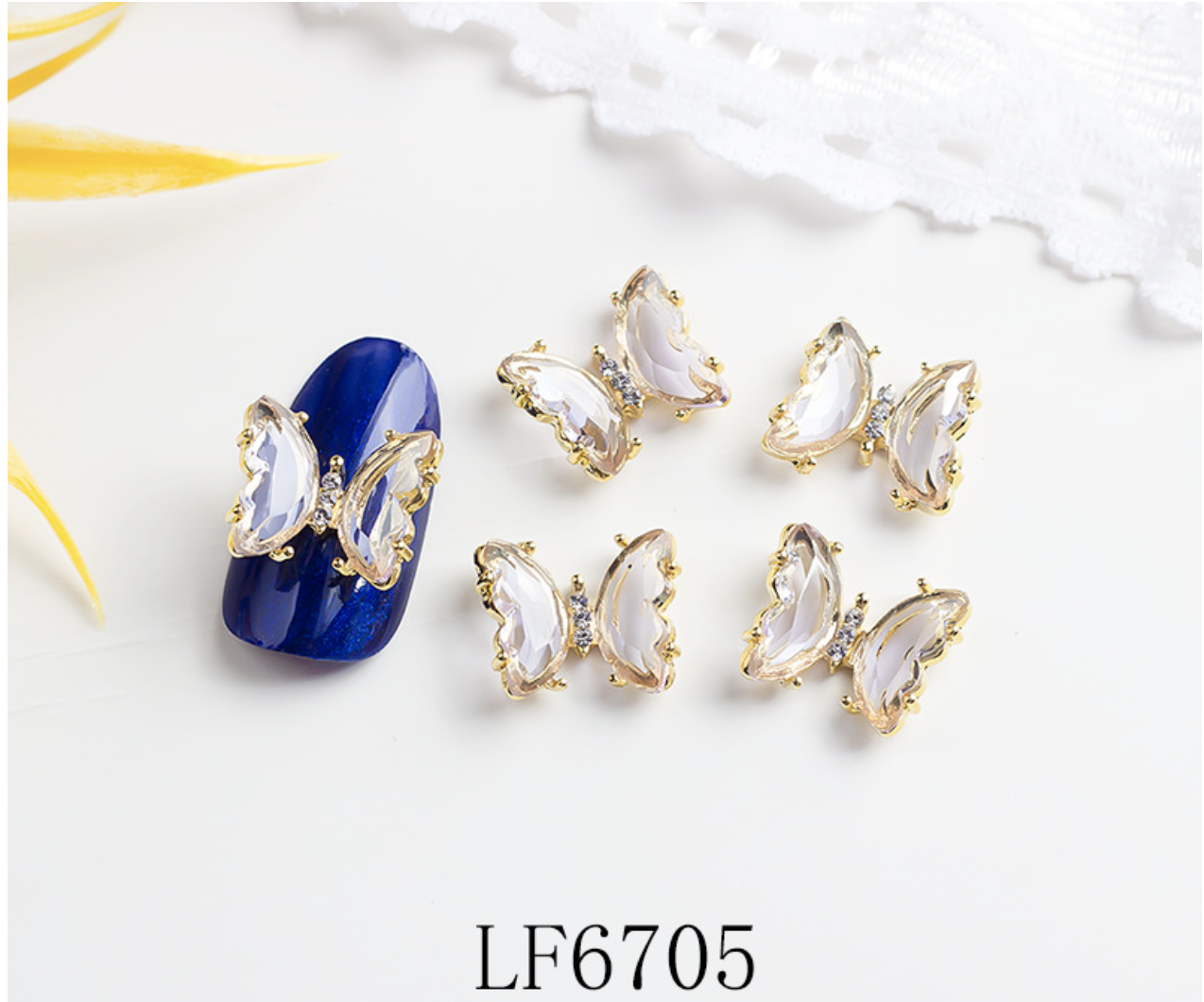 Đá Charm Bướm Trang Trí Móng Cao Cấp Siêu Đẹp