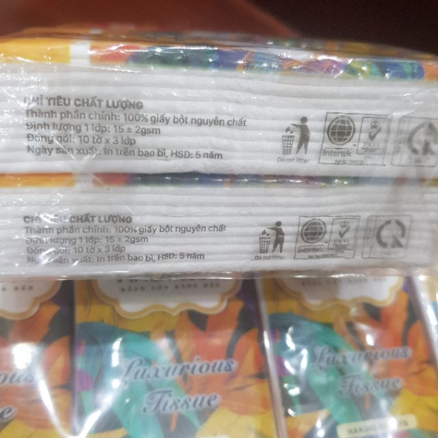 [HCM]Khăn giấy cao cấp VinaTissue lốc 10