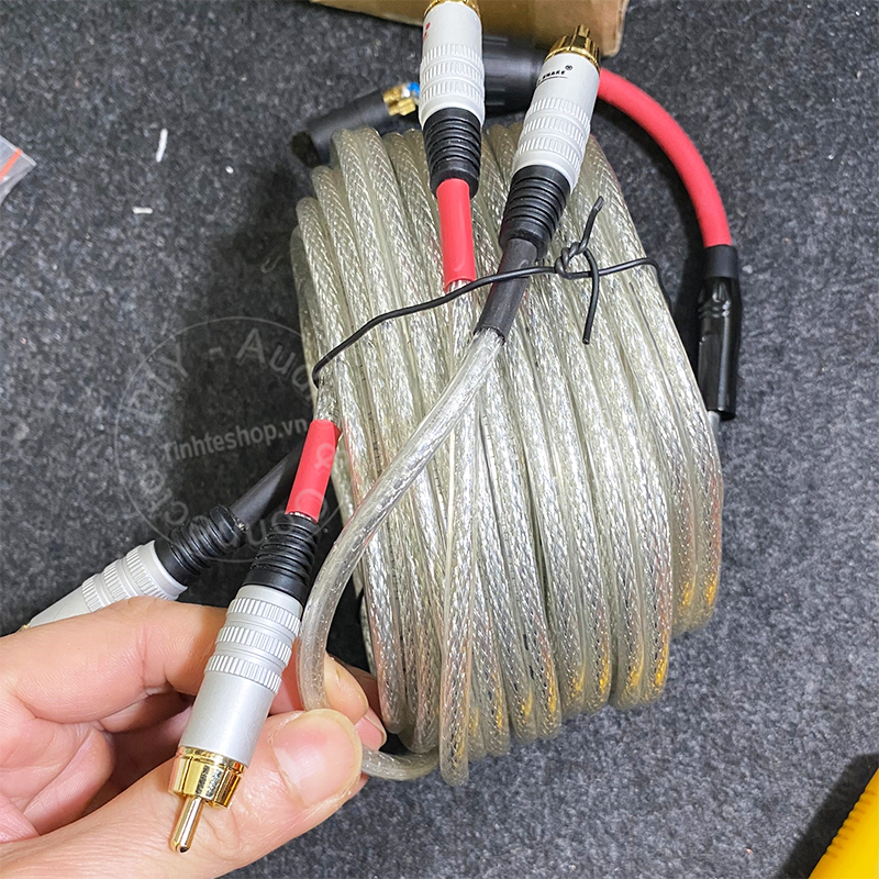 Dây AV 2 đầu 0.2M đến 40M - Cáp RCA cho DVD Loa Âm ly DIY