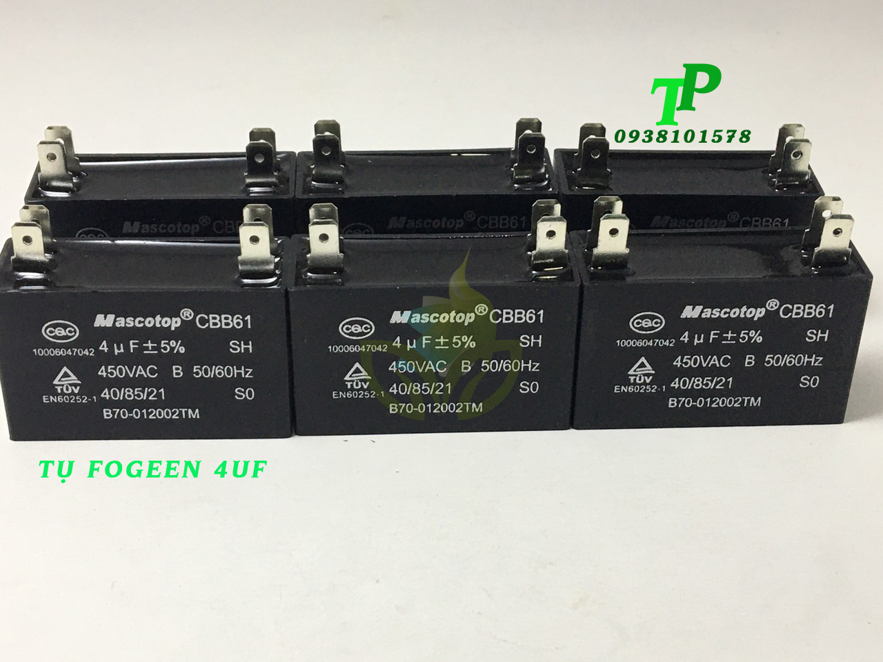 Tụ 4UF Mascotp CBB61