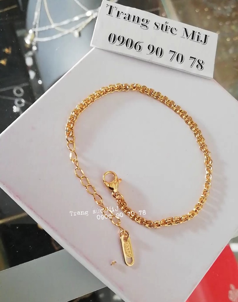 Lắc tay titan trơn đơn giản