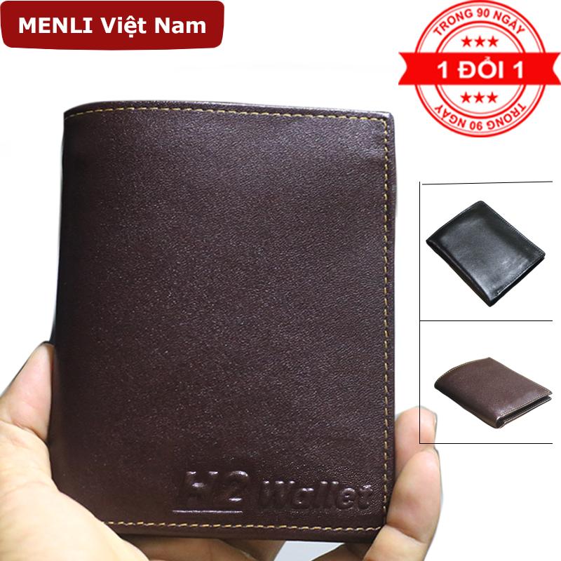 [DA BÒ] Ví đứng da bò thật 100% MENLI VLZ17