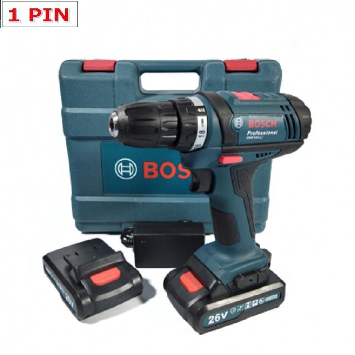 Máy khoan pin  TẶNG MŨI KHOAN Made in JAPAN