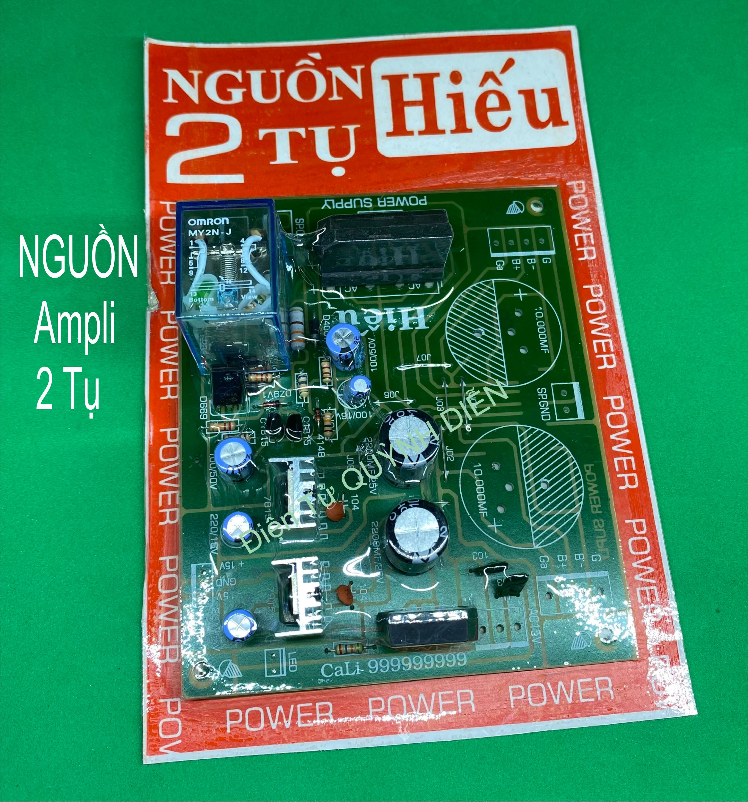 Mạch nguồn công suất amply 35v - 2 tụ