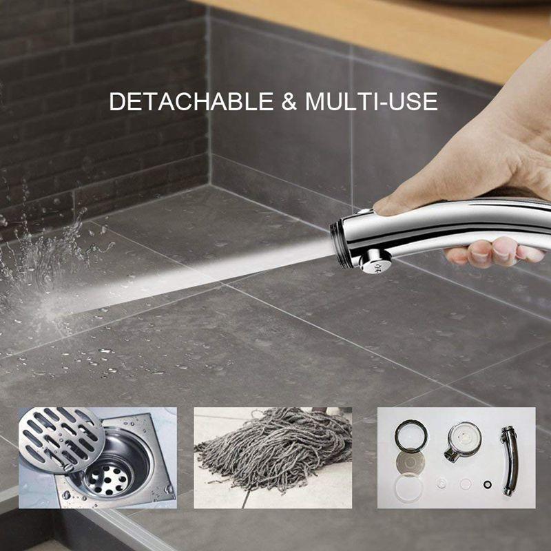 Handheld Shower Head High Pressure Chrome 3 Spary Setting with ON/OFF ...