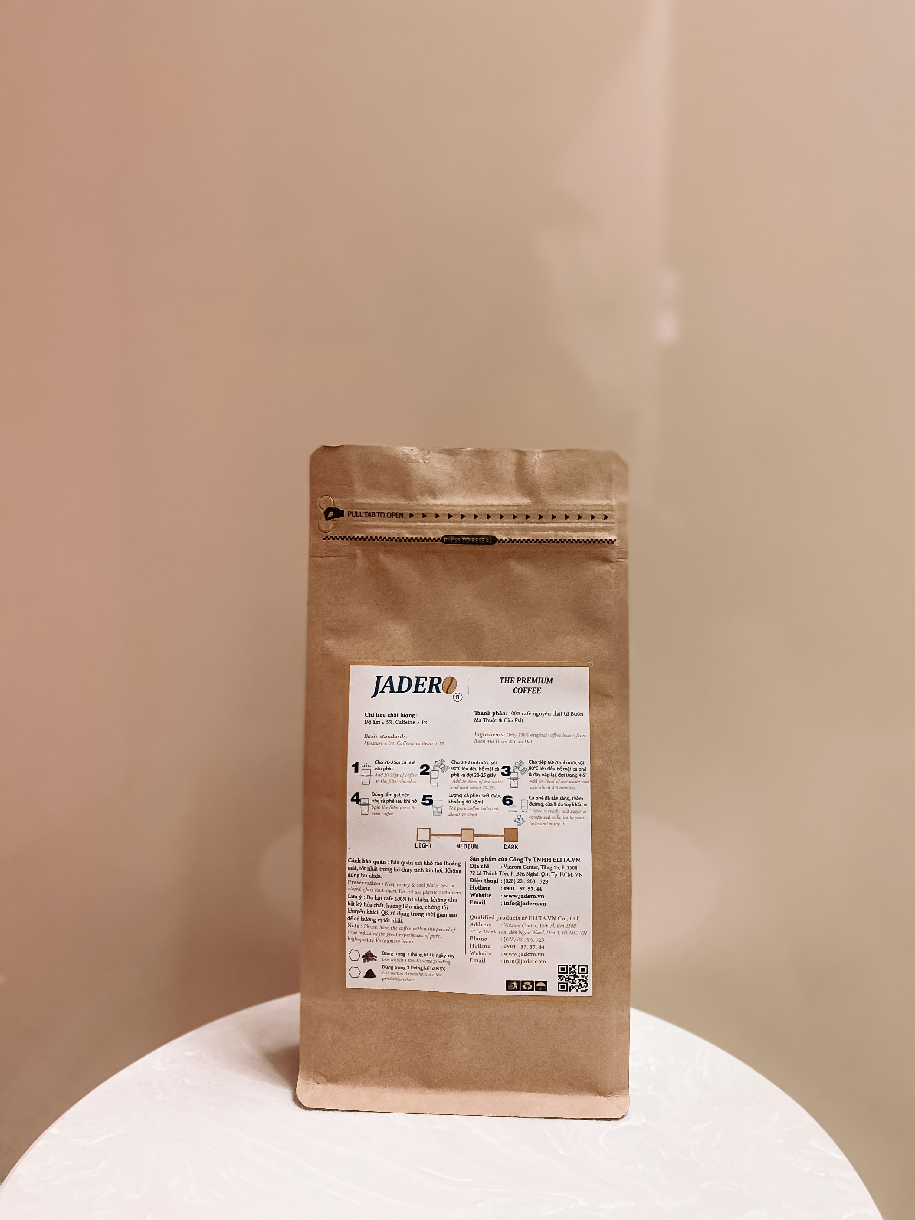 [HCM]Cà phê Culi hạt pha phin rang mộc nguyên chất 500Gr