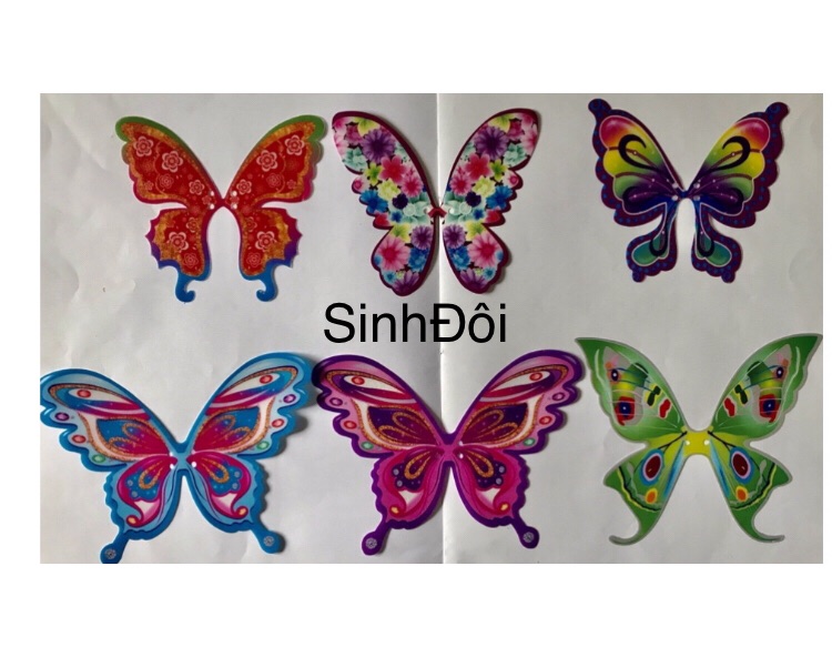 Cánh bướm - phụ kiện búp bê - 4 cái