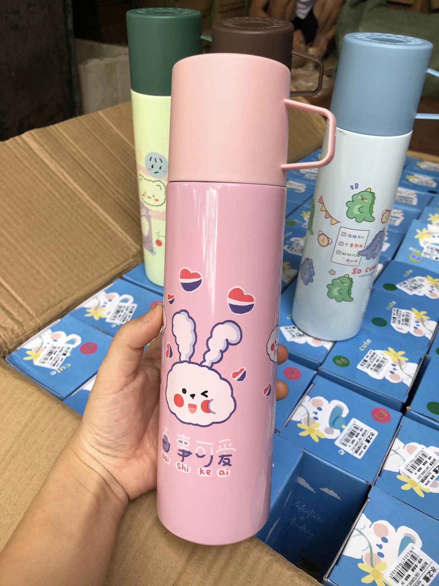 Bình giữ nhiệt 500ml ruột inox
