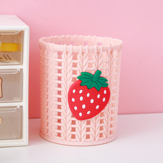 Ống đựng bút giỏ mây mini siêu cute MIM OBMAY18