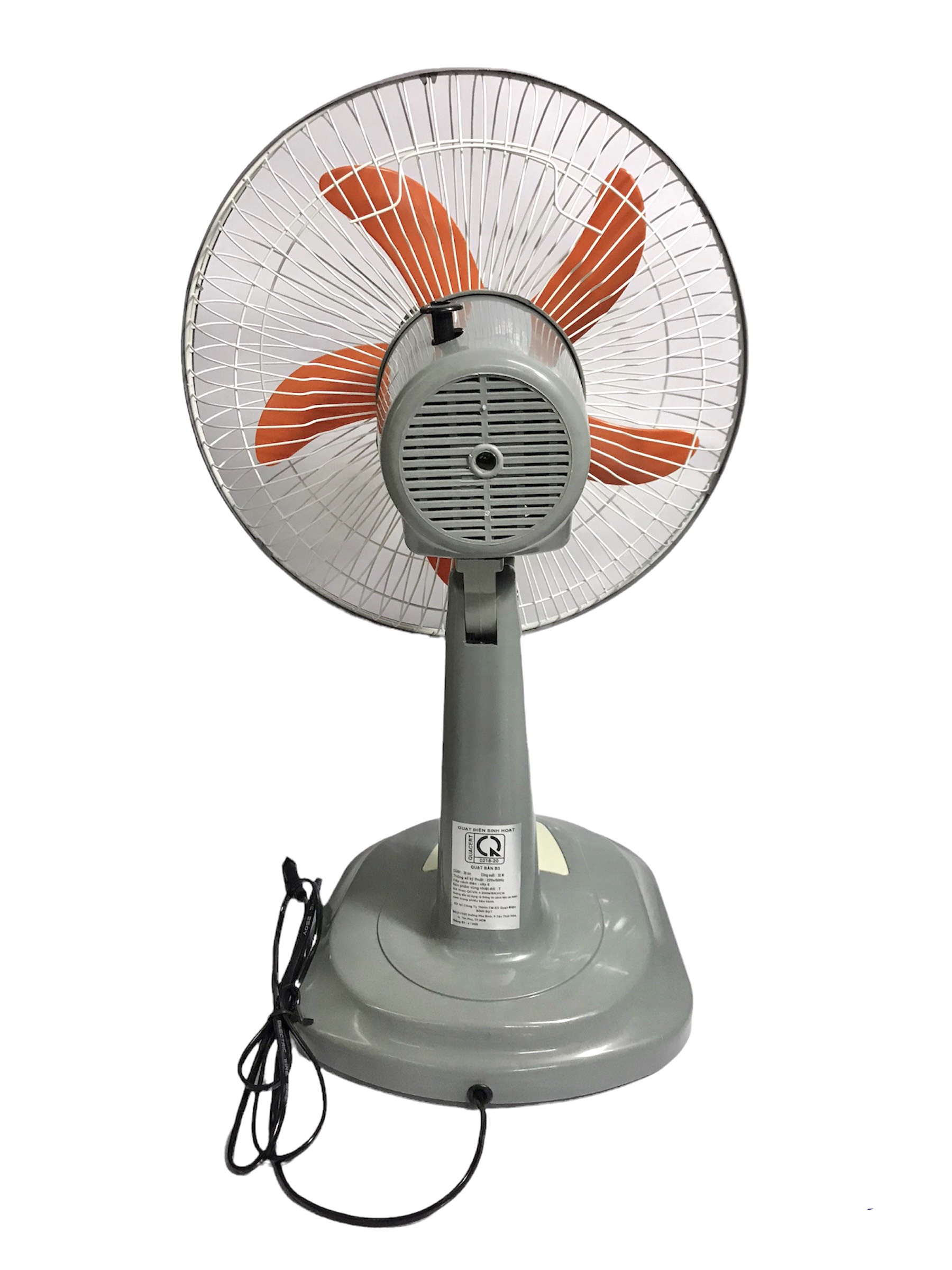 B300 Fanti Table Fan - Height 56cm - Capacity 38W - Blade 30cm.
