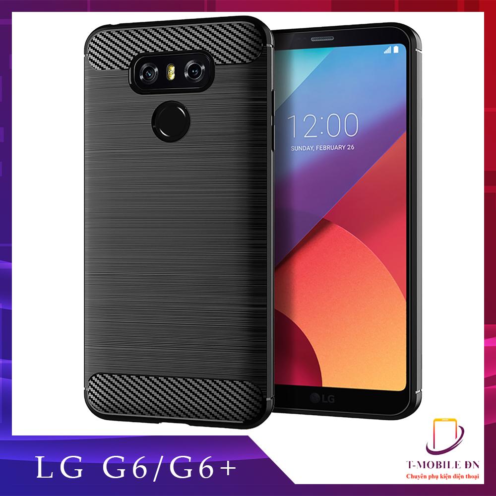Ốp lưng LG G6 G6 Plus ốp silicone mềm Carbone phay xước chống sốc chống vân tay