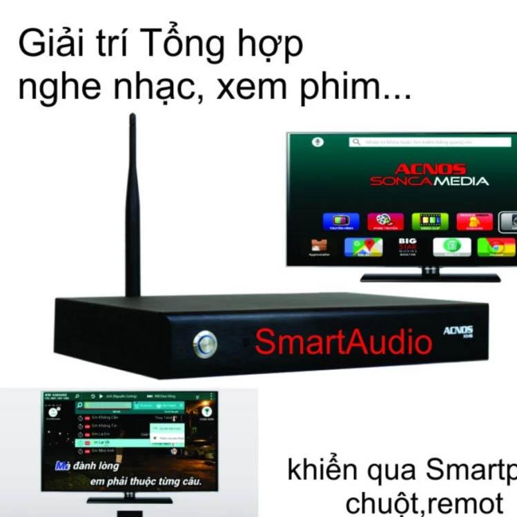 Đầu karaoke wifi Online & Offline Android Acnos KM6 (Không Ổ cứng)