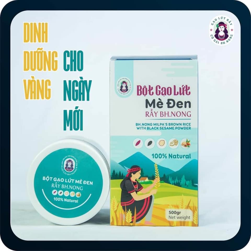 Bột gạo lứt mè đen rẫy Bh.nông