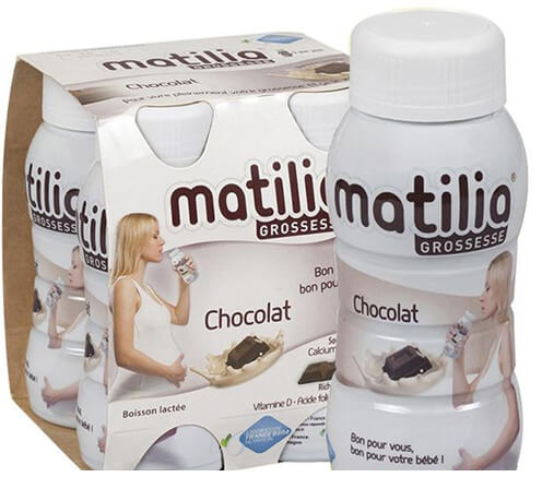 SỮA BẦU MATILIA Socola  200ML X 4 HỘP