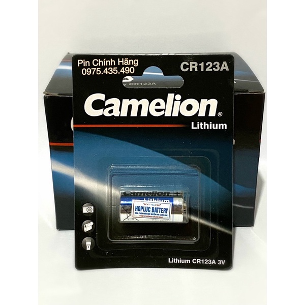 Pin CR123 Camelion 3V Lithium Ch&iacute;nh H&atilde;ng Vỉ 1 Vi&ecirc;n