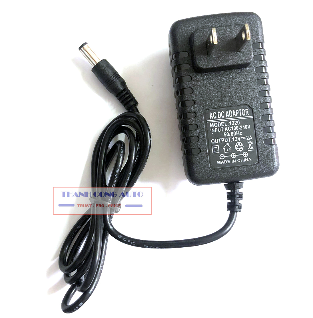 Sạc nguồn adapter 12V- 2A chân thường