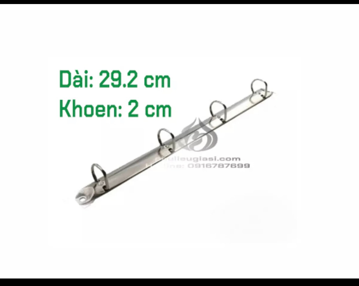 COMBO 10 GÁY CÒNG CHỮ D (DÀI 29.2 CM, 4 KHOEN 2 CM)