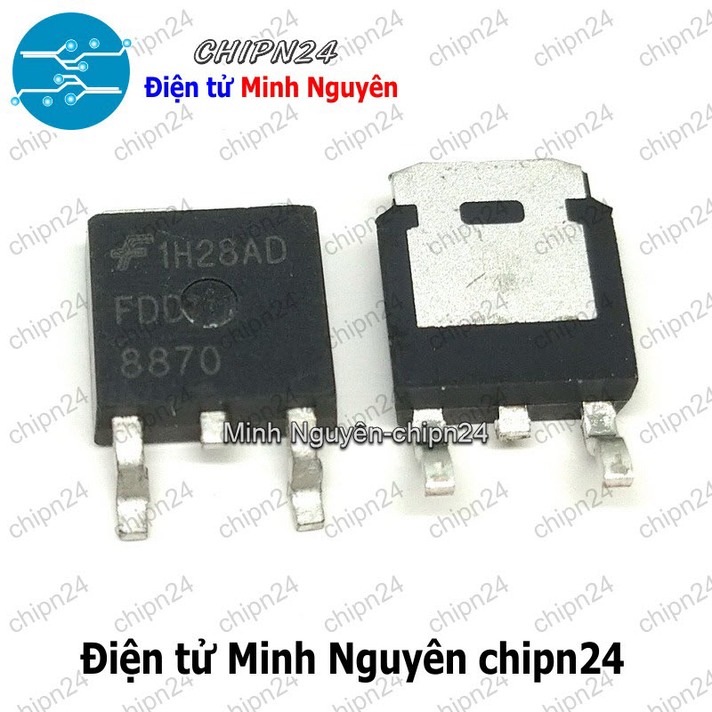 [2 con] (SOP) Mosfet Dán FDD8870 TO-252 Hàng Tốt 160A 30V Kênh N (SMD) (FDD 8870) - HH002405