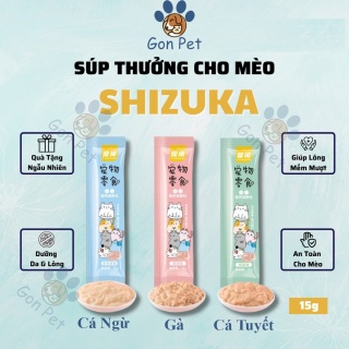 COMBO 200 thanh Súp thưởng cho mèo Shizuka Thanh 15g mix vị thumbnail