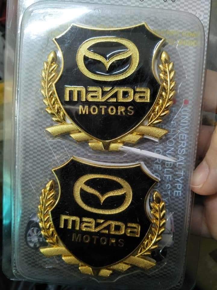 Logo bông lúa LOGO xe giá BỘ 2 CHIẾC trang trí ô tô